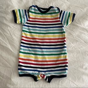 12 M Primary striped romper